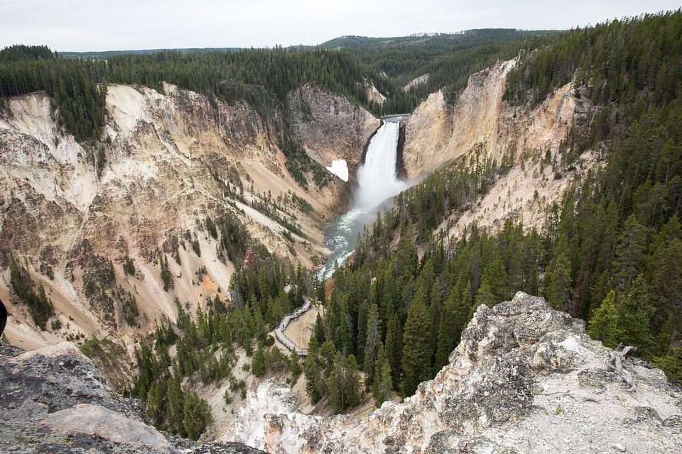 The Upper Falls in the Grand Canyon of the Yellowstone
