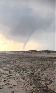 Waterspout in the distance