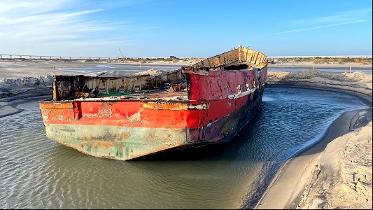 Ocean Pursuit removal progress 11-08-2021
