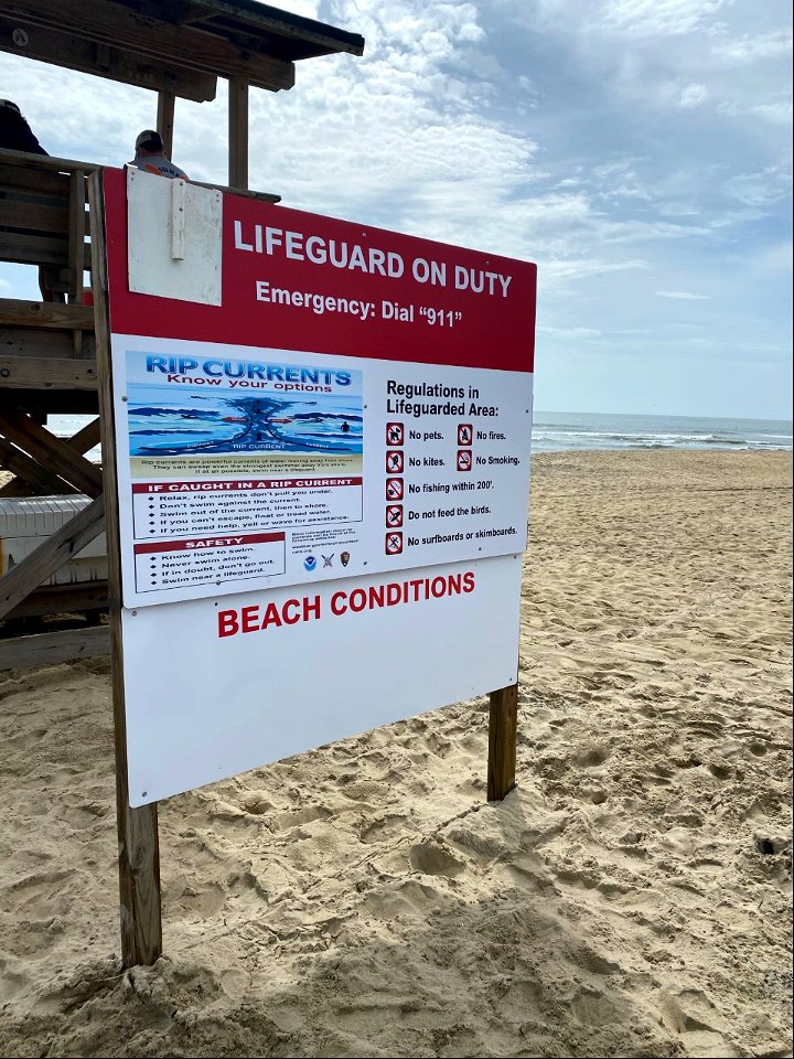 New lifeguard signs