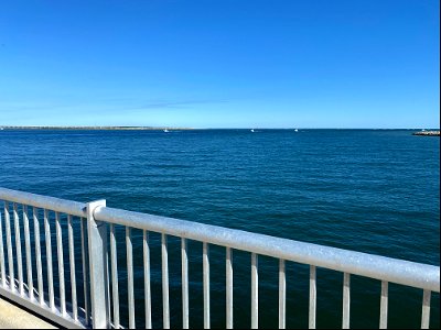 Bonner Bridge Pier looking east