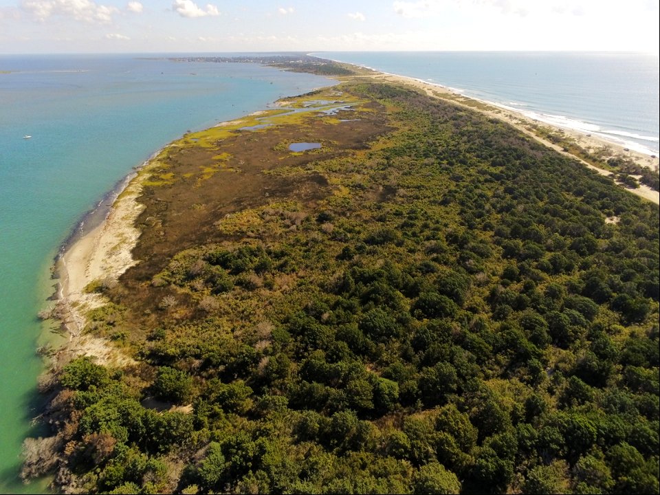 South end of Hatteras Island looking north
