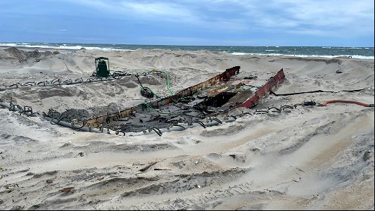Ocean Pursuit removal progress 11-04-2021