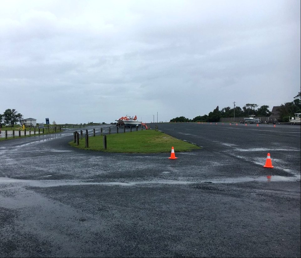 Ocracoke Boat Ramp Parking Lot 09-17-2020