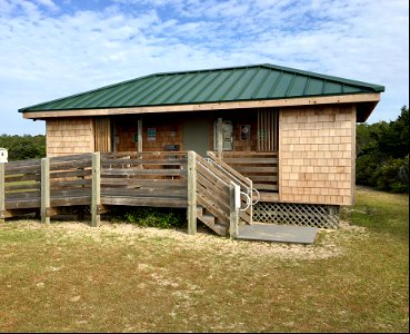 Ocracoke Campground restroom facility siding and roof