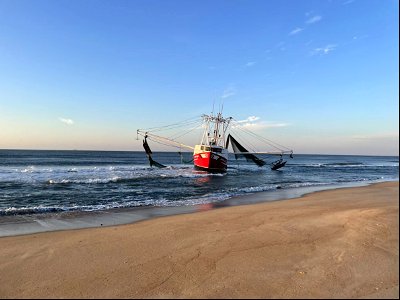 Fishing vessel Jonathan Ryan grounding 11-29-2021