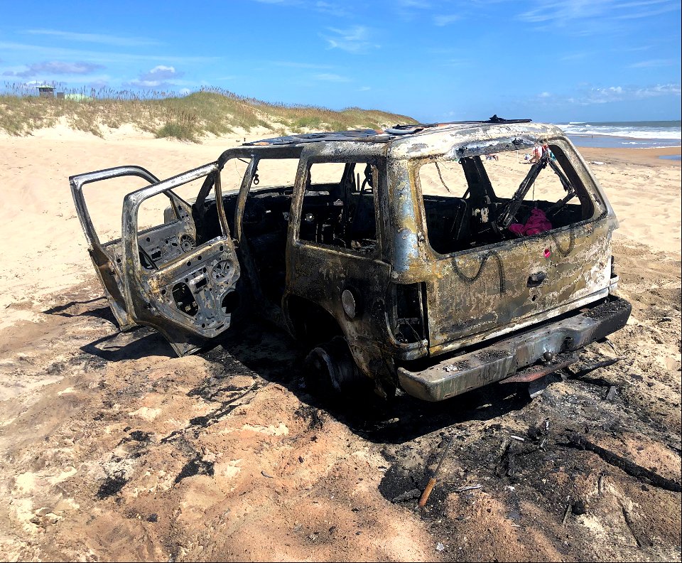 Vehicle fire at Ramp 38 09-10-2021