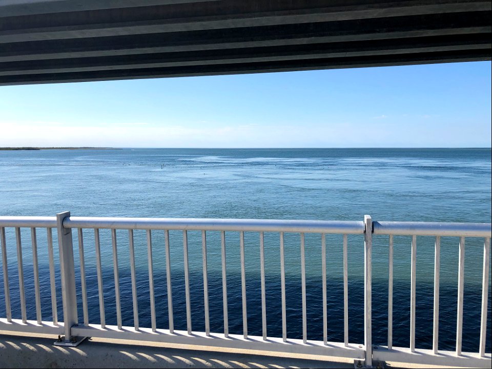 Bonner Bridge Pier looking west