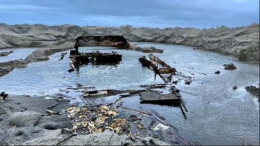Ocean Pursuit removal progress 10-29-2021
