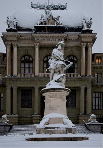 Lausanne en hiver