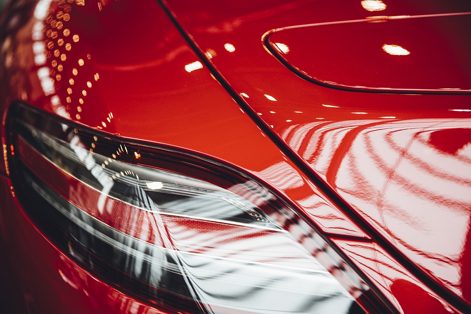 Mercedes-Benz SLS head light