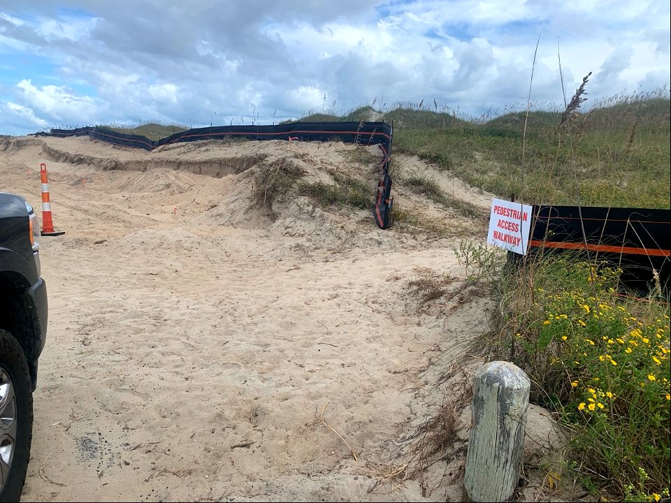 Frisco Beach Access pedestrian pathway