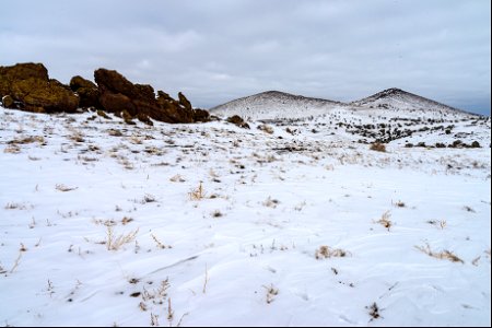 Winter in the Cinder Hills photo