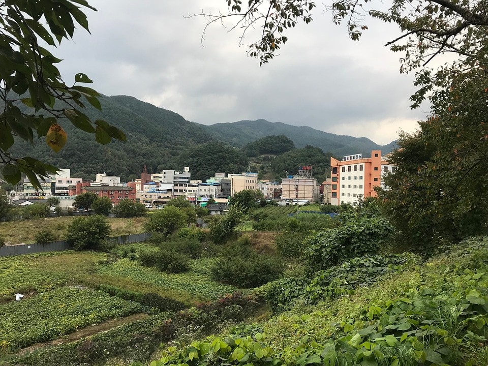 Suanbo hot spring village in North Chungcheong, South Korea