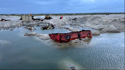 Ocean Pursuit removal progress 10-29-2021