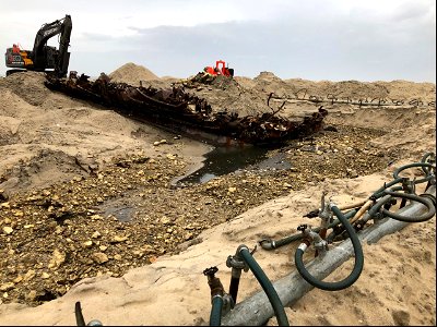 Ocean Pursuit removal progress 11-12-2021