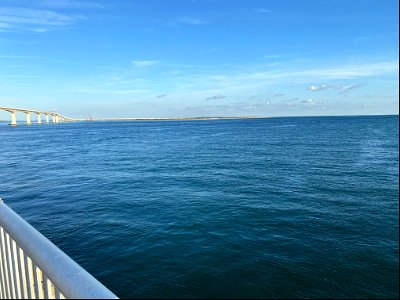 Bonner Bridge Pier offers a great view of Oregon Inlet
