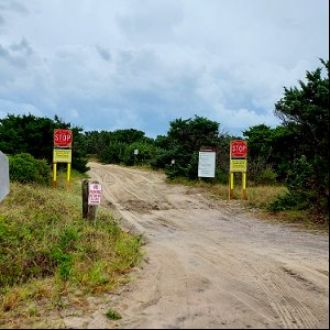 New ORV ramp signs on Ocracoke Island photo
