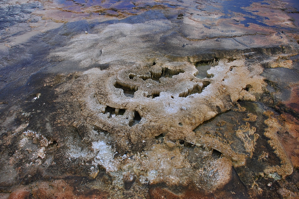 Blue Geyser Pool at Yellowstone