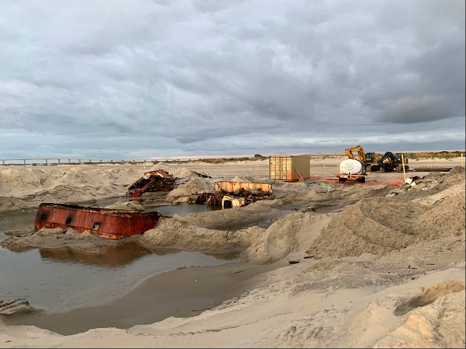 Ocean Pursuit removal progress 10-28-2021