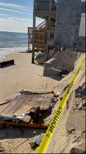 Video of collapsed home site on morning of Feb. 11, 2022 photo