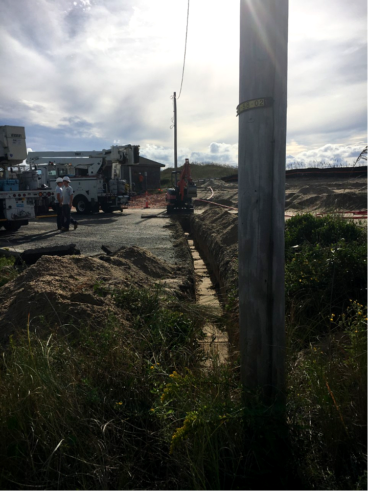 Frisco Beach Access update - working on electrical changeover