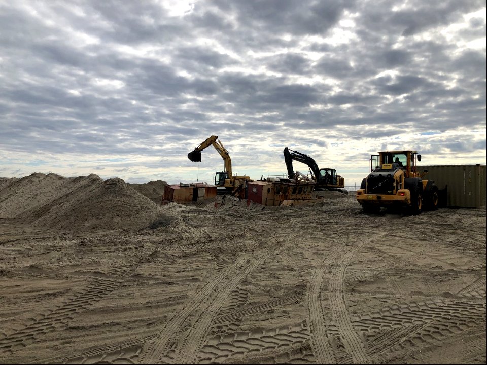 Ocean Pursuit removal progress on day two of project