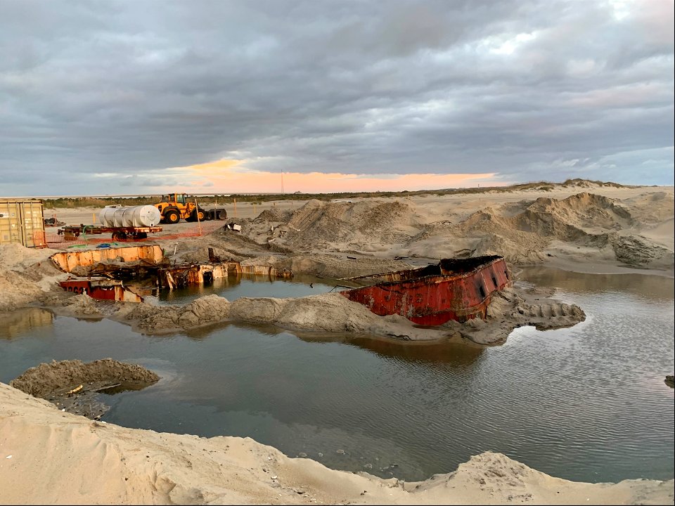 Ocean Pursuit removal progress 10-28-2021