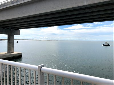 View from the Bonner Bridge Pier