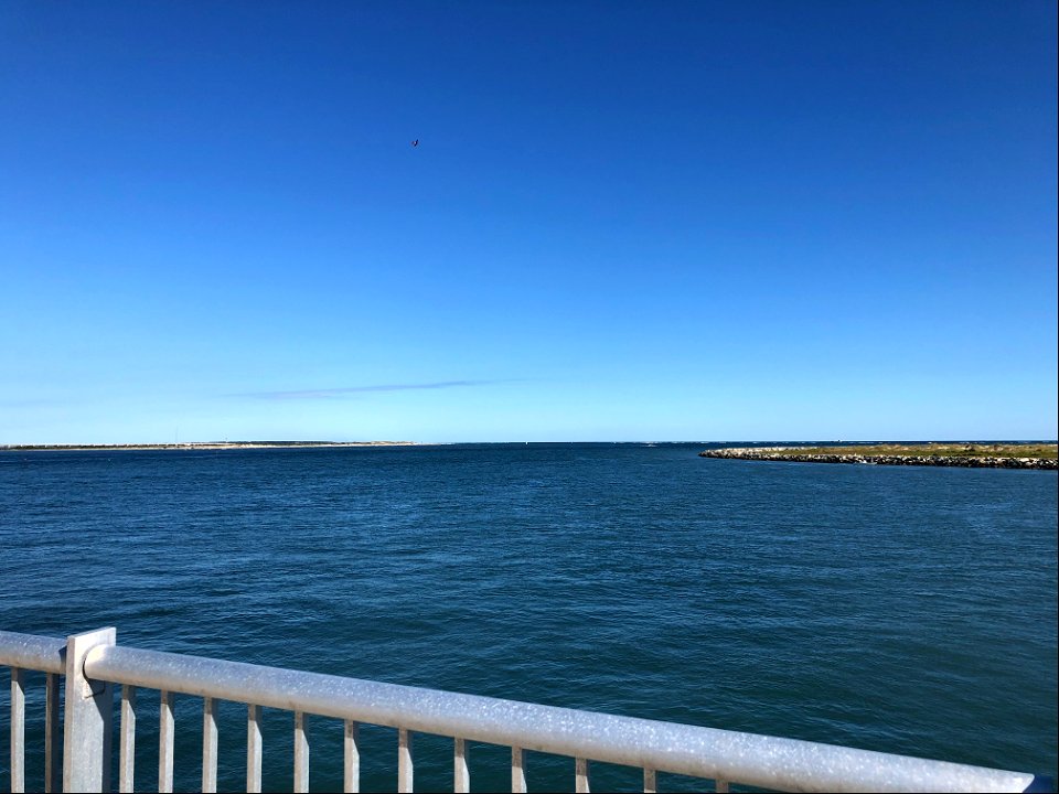 Bonner Bridge Pier looking east