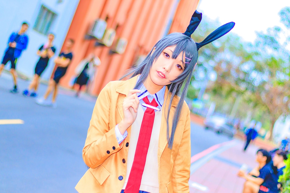 outdoor cosplay girl japanese style