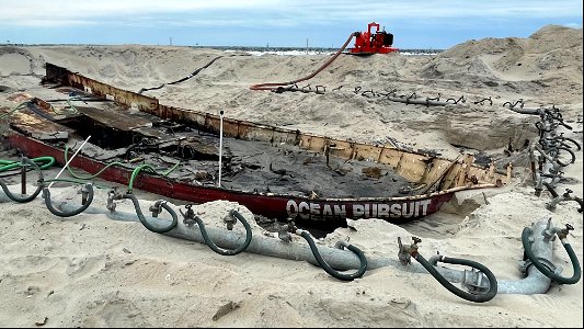 Ocean Pursuit removal progress 11-04-2021