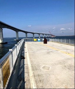 Bonner Bridge Pier looking north