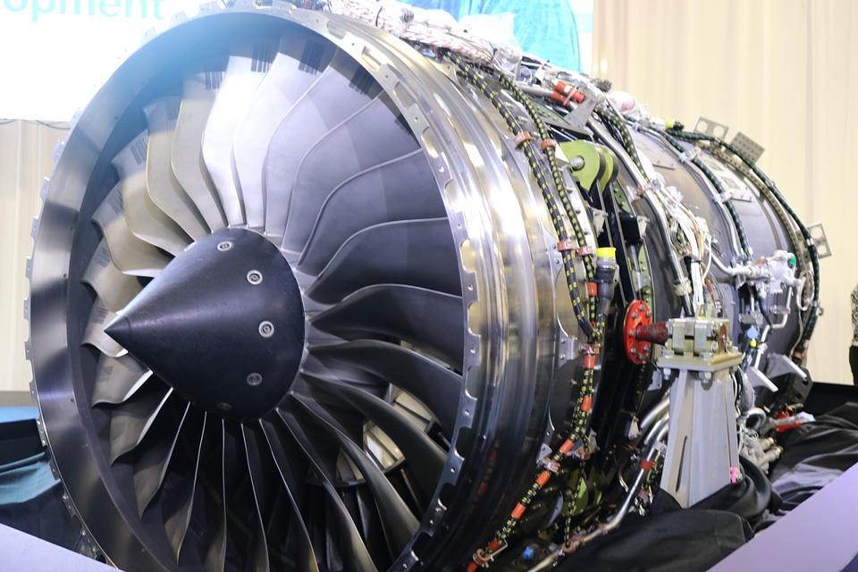 Exterior of a Rolls Royce B-52 Jet Engine