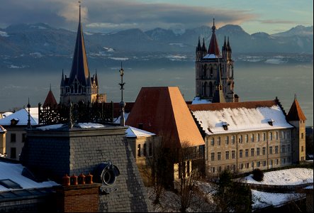 lausanne enneigée