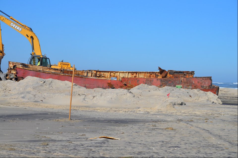 Ocean Pursuit removal progress 11-09-2021