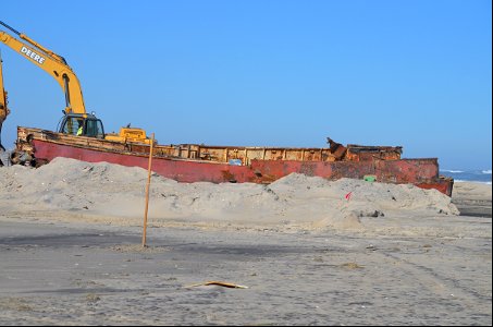 Ocean Pursuit removal progress 11-09-2021