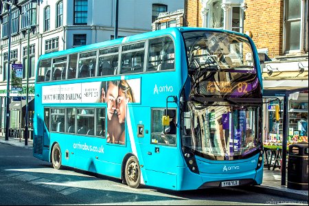 YY16YLD Arriva on strike but still running some 82s