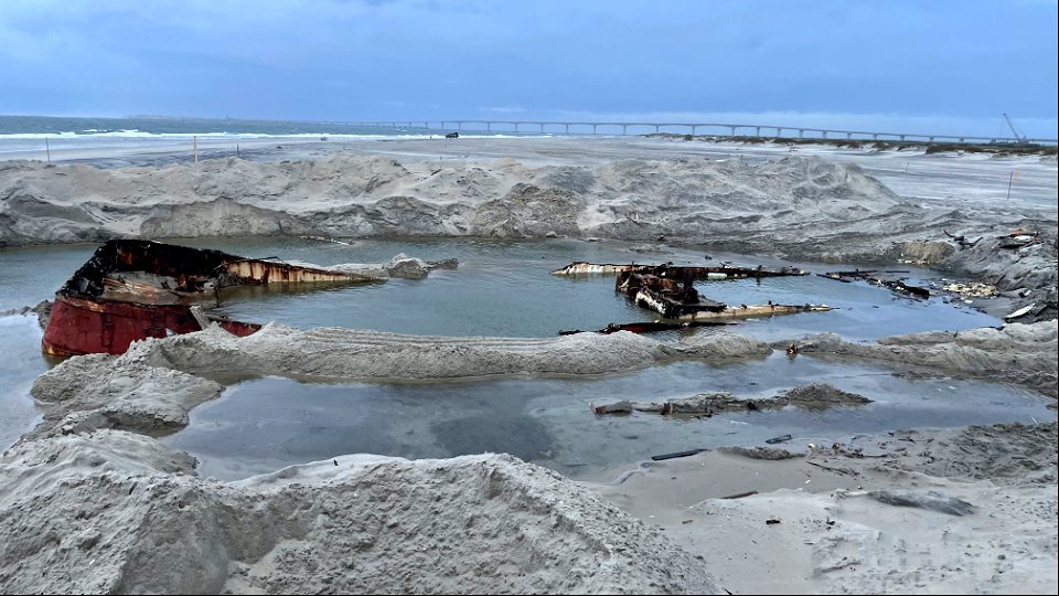 Ocean Pursuit removal progress 10-29-2021
