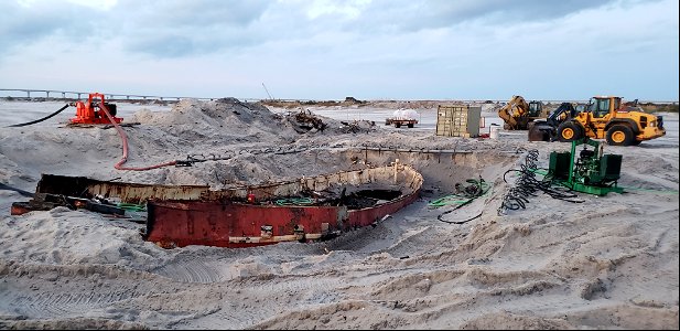 Ocean Pursuit removal progress 11-05-2021