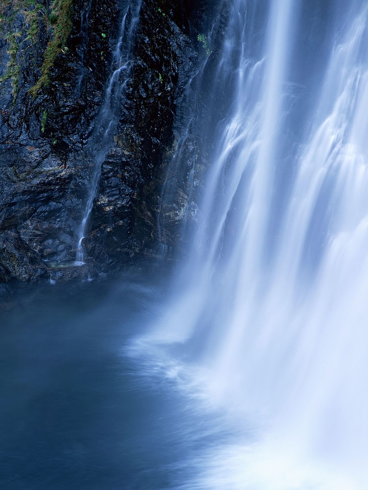 Right beside a stunning waterfall. Image ID: 148021970