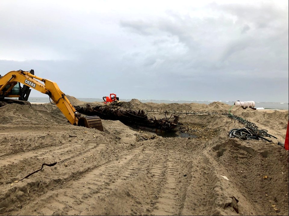 Ocean Pursuit removal progress 11-12-2021