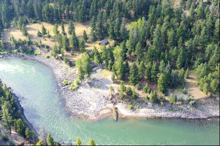 Yellowstone flood event 2022: Lower Blacktail Patrol Cabin washed away (September 1)