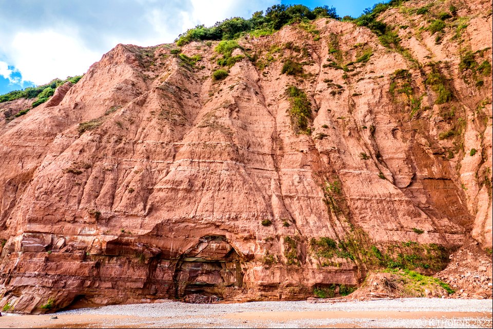 Sandstone Cliffs Sidmouth