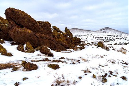 Winter in the Cinder Hills photo