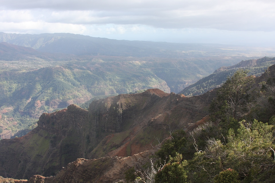 Hawaii Kauai Waimea canyon lookout photo