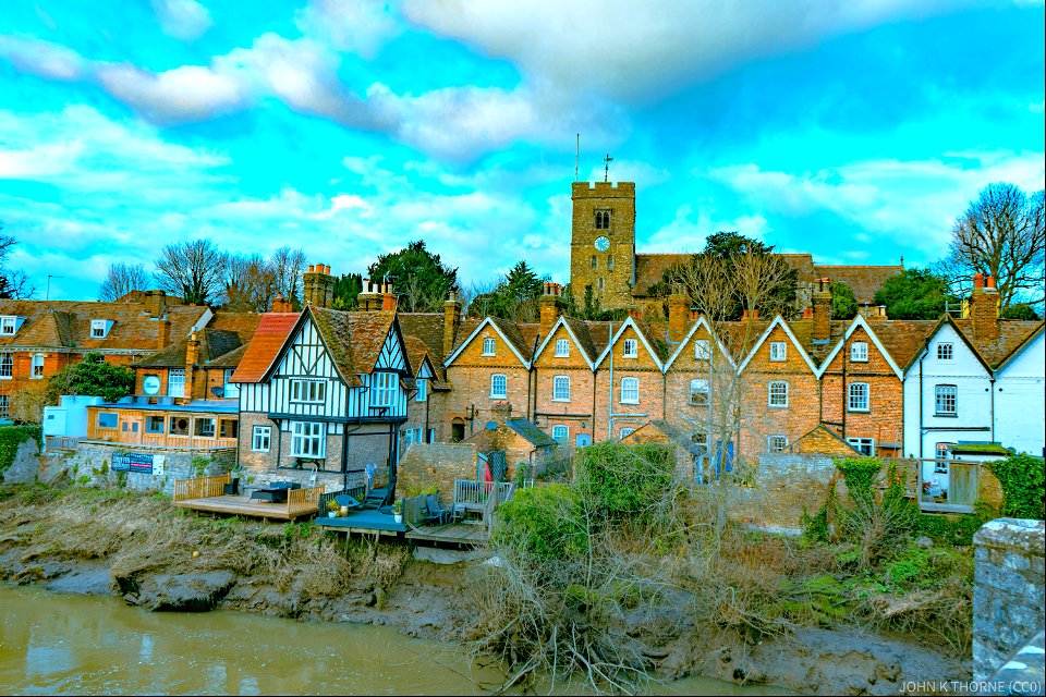 Aylesford Village from the Medieval Bridge