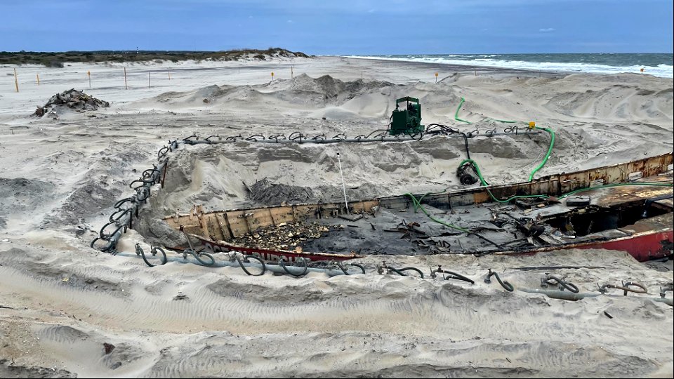 Ocean Pursuit removal progress 11-04-2021