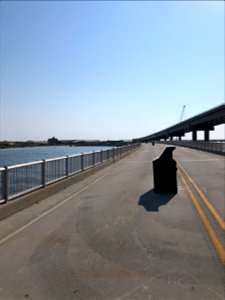 Bonner Bridge Pier looking south