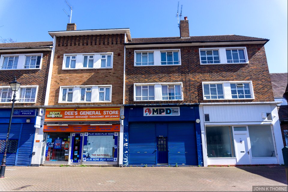 High Street ST MARY CRAY POLICE STATION AND SHOPS